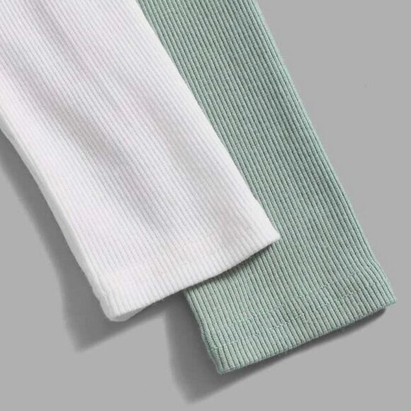 NEW! NWOT 3 SHEIN RIBBED TOPS GIRLS 8Y NWOT - Picture 4 of 9